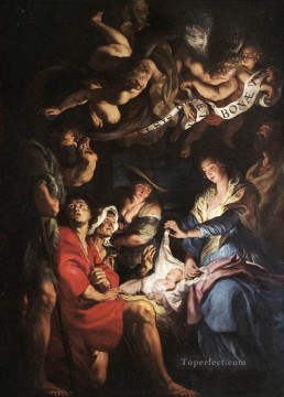  Dora Painting - Adoration of the Shepherds Baroque Peter Paul Rubens